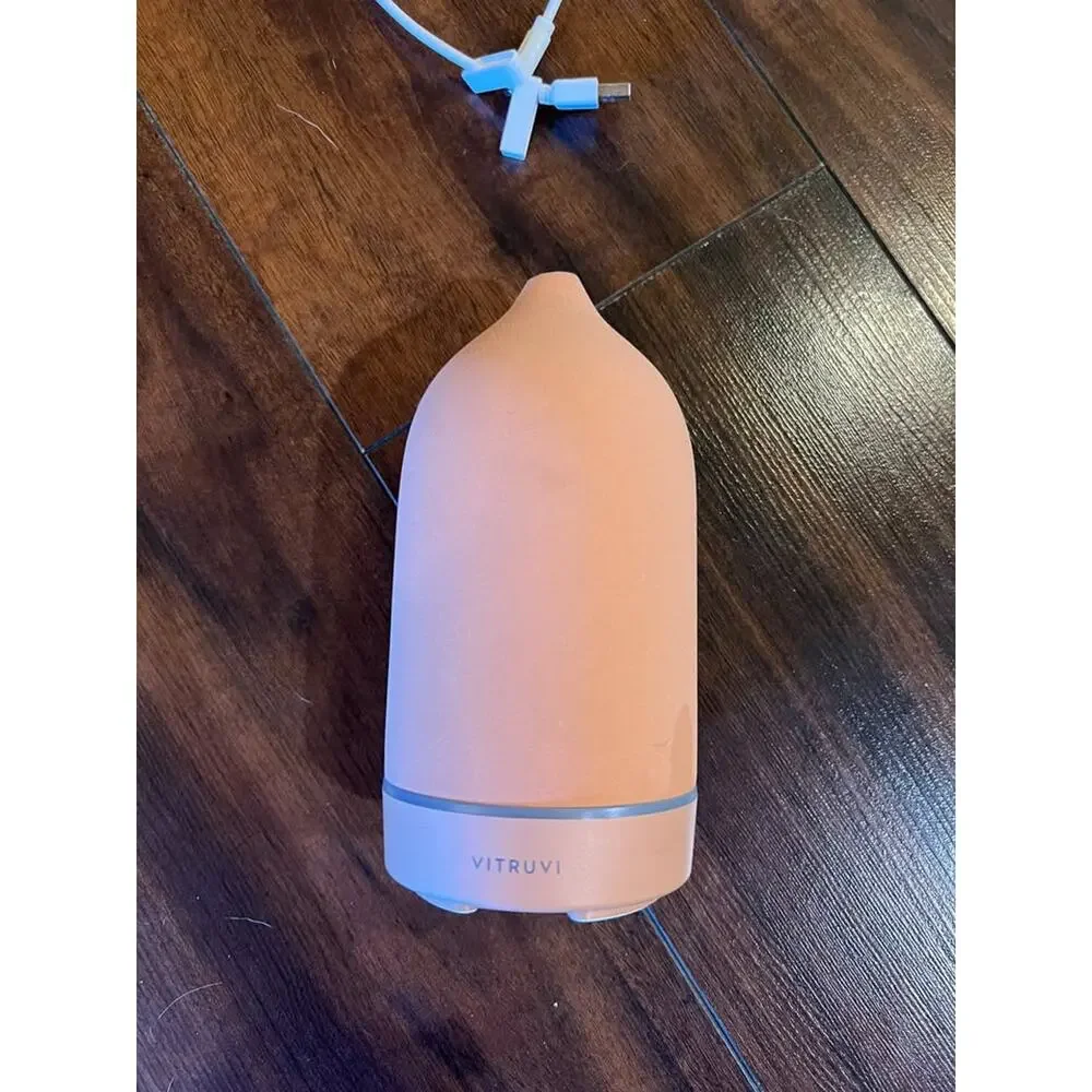 Vitruvi Stone Diffuser, Ceramic Essential Oil Diffuser for Aromatherapy